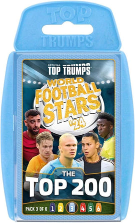 Top Trumps World Football Stars Top 200 Card Games Packs 1- 5 - 0