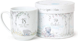 Me to You Tatty Teddy 18th Birthday Ceramic Mug in a Gift Box - major box damaged