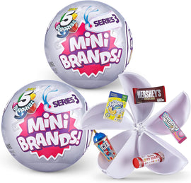 5 Surprise Mini Brands Series 3 Mystery Brand Collectibles Made Zuru - 2 PACK