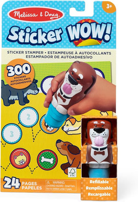 Melissa & Doug Sticker Wow!™ Dog Bundle 24-Page Activity Pad and Sticker Stamper