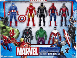 Marvel Figures 8 Pack Ultimate Protectors Action Hasbro Complete Box Set