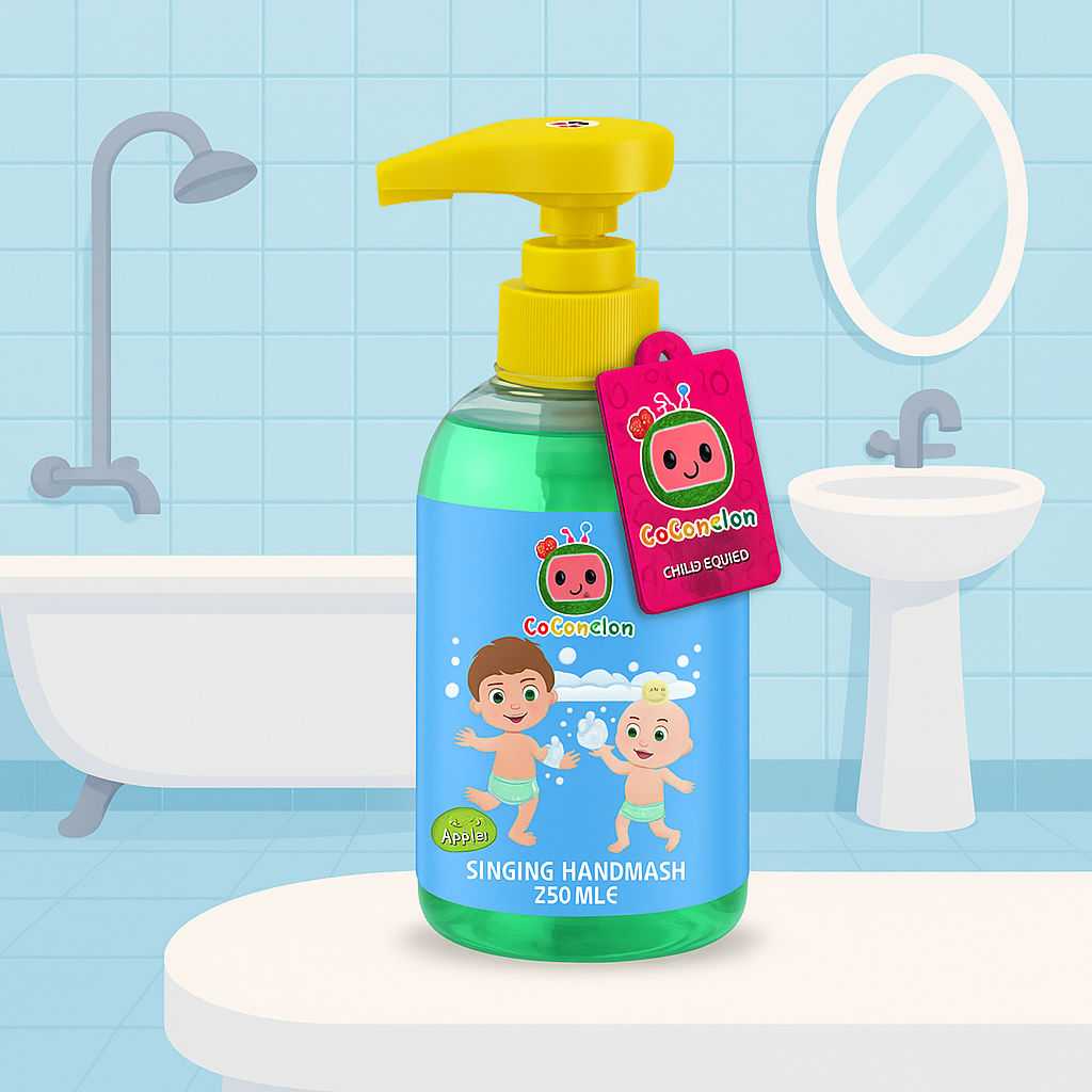 CoComelon Singing Hand Wash 250ml Kids Musical Soap Wash Your