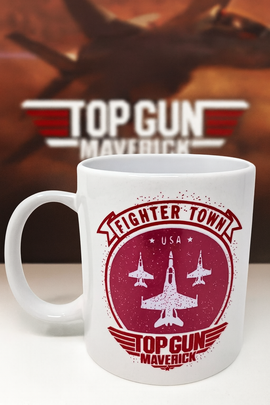 Top Gun Heat Changing Mug and Coaster - 0