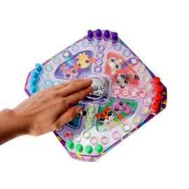 Littlest Pet Shop Trouble Board Game Pop-O-Matic Childrens Fun Game - 0