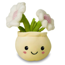 Deluxe Paws Daisy Plant Plush Toy Kawaii Plushie, 10" - 0