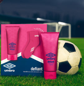 Umbro Defiant Ladies-  150ml body wash &  sport socks gift set - 0