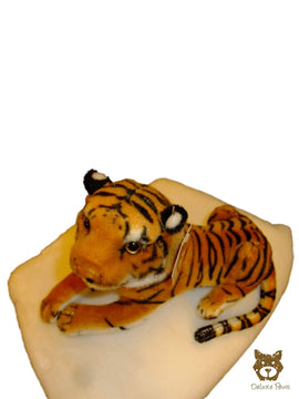 Small Baby Brown Tiger 30cm DELUXE PAWS ® - 0