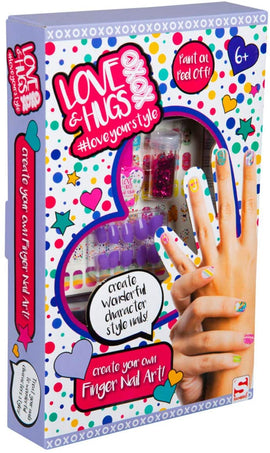 Sambro - Love and Hugs XOXO - Finger Nail Art Set - For Kids 6+
