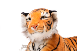 Deluxe Paws Brown Tiger Soft Plush - Best  Seller - 100cm - 0