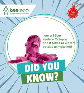 Keeleco 100% Recycled Plush Eco Toys (Octopus) - 0