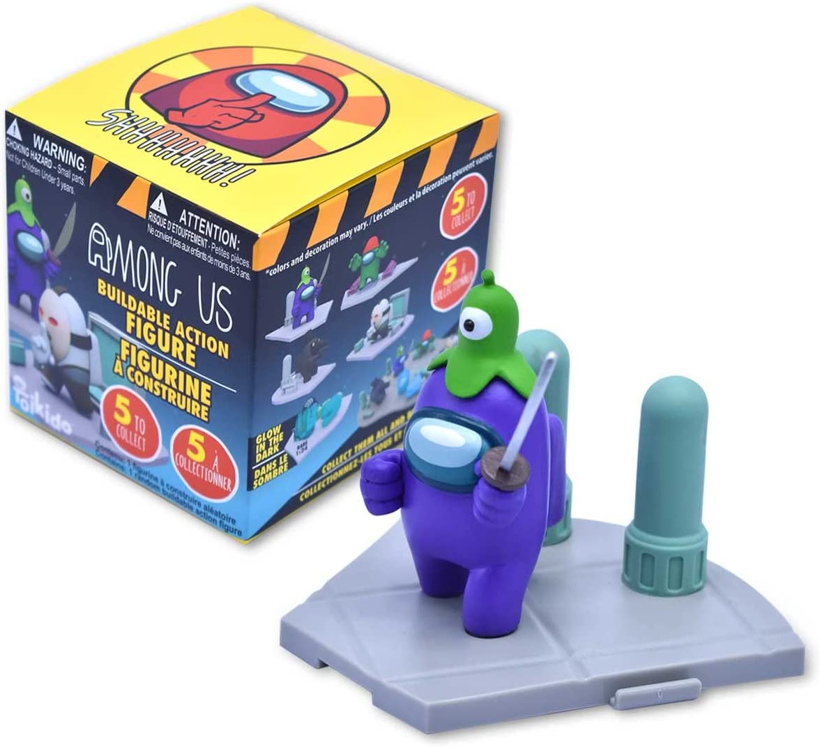 Among Us Craftables Officially Licensed Buildable Action Toy