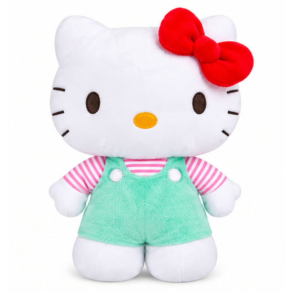  Red Hello Kitty plush toy 50cm with iconic bow and cute facial features
