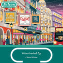 Falcon Night at the Theatre - 1000 Piece Jigsaw Puzzle for Adults | 1000 Pc Adult Jigsaws - Nostalgic, Charming Large Puzzles - Cosy Rainy Day Activity, Christmas & Birthday Gift - 68 x 49 cm-3