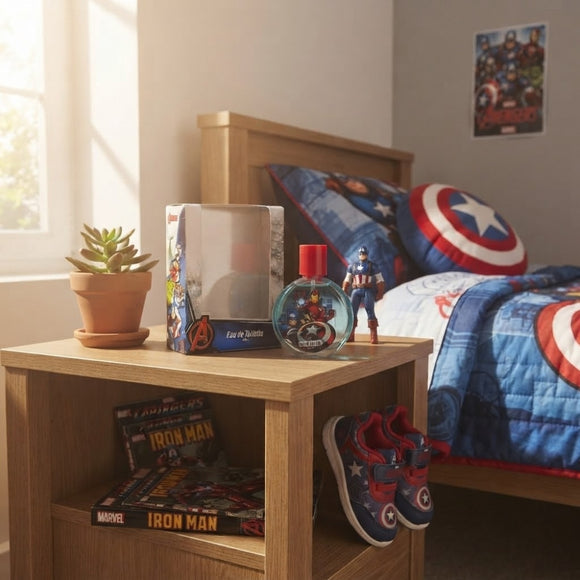 Marvel Avengers Kids Eau de Toilette 50ml Iron Man Captain America Boys Gift Perfume