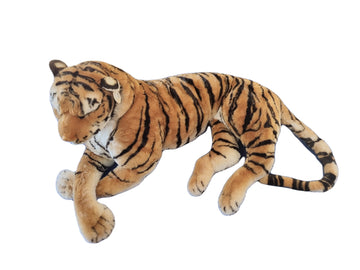 Giant Extra Large Stuffed Brown Tiger 200cm - 0