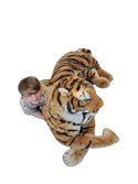 Giant Extra Large Stuffed Brown Tiger 200cm
