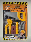 Little Builders Construction Tool Set for Kids – 2 Assorted Pretend Play Tool Kits with Safe Toy Tools for Creative Building Fun-3