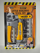 Little Builders Construction Tool Set for Kids – 2 Assorted Pretend Play Tool Kits with Safe Toy Tools for Creative Building Fun-2