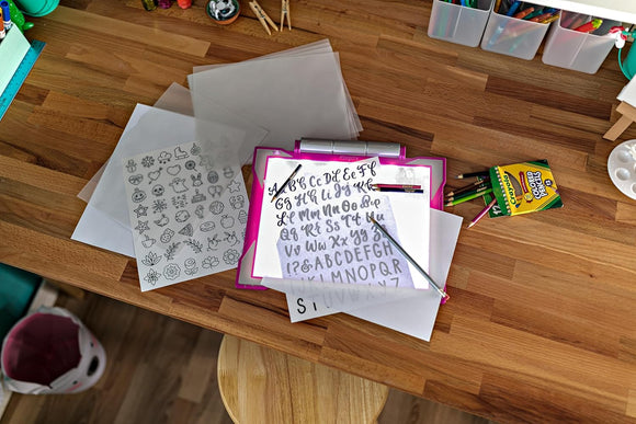 CRAYOLA Light-Up Tracing Pad | Trace & Create Colourful Custom Scenes! | Kids LED Drawing Tablet | Batteries Required (Not Included) | Ages 3+, PINK