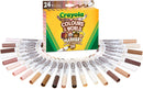 Crayola Colours of the World pack of 24 washable maxi tip skin tone markers