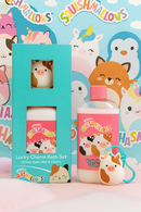 Squishmallows Lucky Charm Bath Set - Bubble Bath and Charm-1