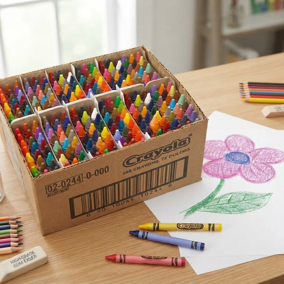 Crayola Classpack 288 Regular-Size Crayons in 72 Assorted Colours