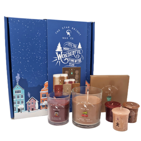 Christmas Candles Gift Selection Star Bright Wax Co