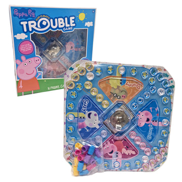 Peppa Pig Pop-O-Matic board game for kids aged 5+, suitable for 2–4 players and family game nights