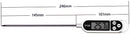 Instant Read Meat Thermometer for Cooking Grill and BBQ Griddle-2
