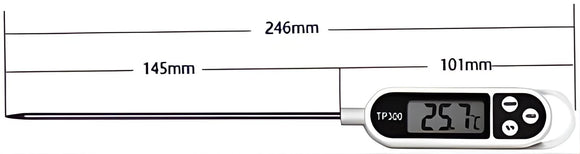 Instant Read Meat Thermometer for Cooking Grill and BBQ Griddle