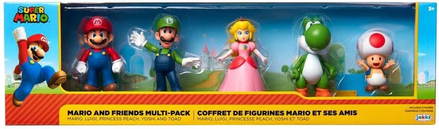 Lot 4 Figurines NINTENDO YOSHI PEACH LUIGI version Lot 4 Figurines NINTENDO YOSHI PEACH LUIGI version