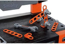 Smoby Black & Decker Kids Toy Workbench Tool Station with 71 Accessories-5