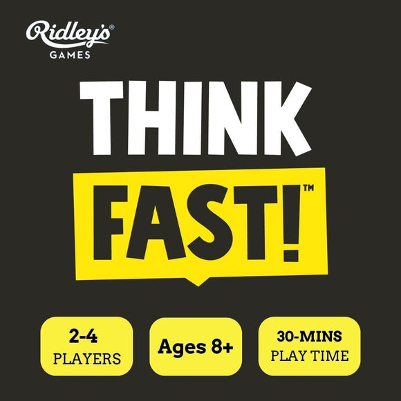  Think Fast trivia board game for 3 or more players
