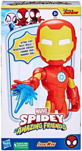 Marvel Spidey and His Amazing Friends Supersized Iron Man Action Figure – 9 Inch - 0