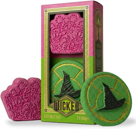 Wicked Duo Bath Melts Gift Set – 2 x 100g Bath Melts Inspired by Glinda’s Crown & Elphaba’s Hat