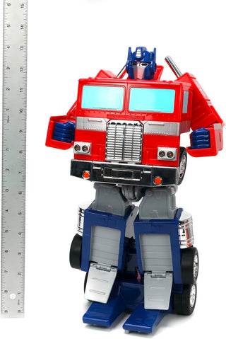 TRANSFORMERS Converting RC Optimus Prime – Original G1 model Remote Control Car - With lights sounds and voice