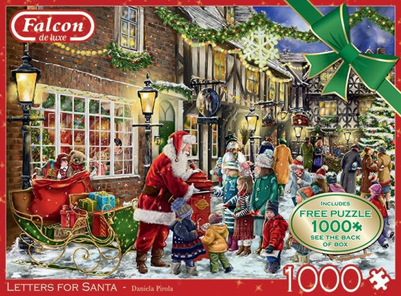Christmas Jigsaw Puzzles Letters for Santa 2 x 1000 Piece