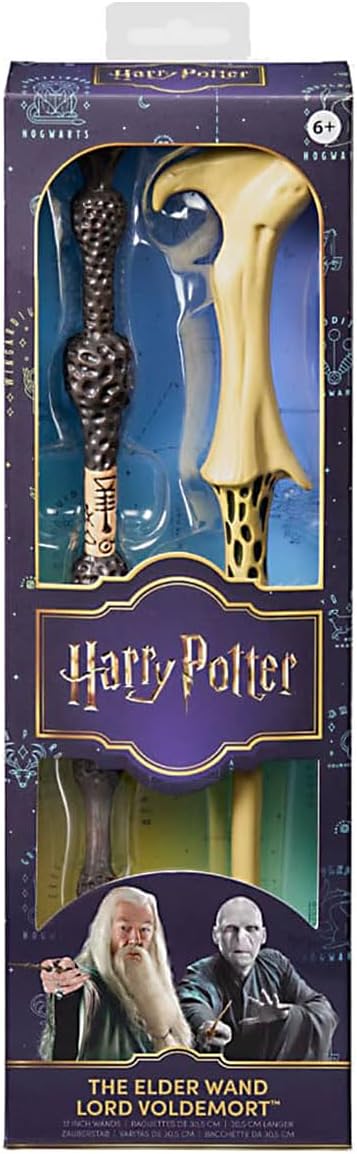 The Noble Collection Harry Potter Voldemort and Elder Wand Twin Pack
