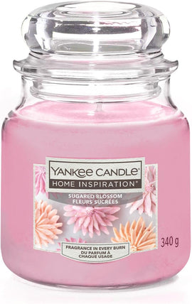  Yankee Candle Home Inspiration Sugared Blossom Medium Jar Candle
