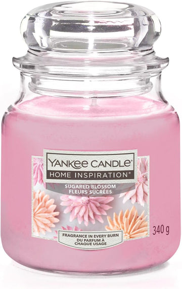  Yankee Candle Home Inspiration Sugared Blossom Medium Jar Candle
