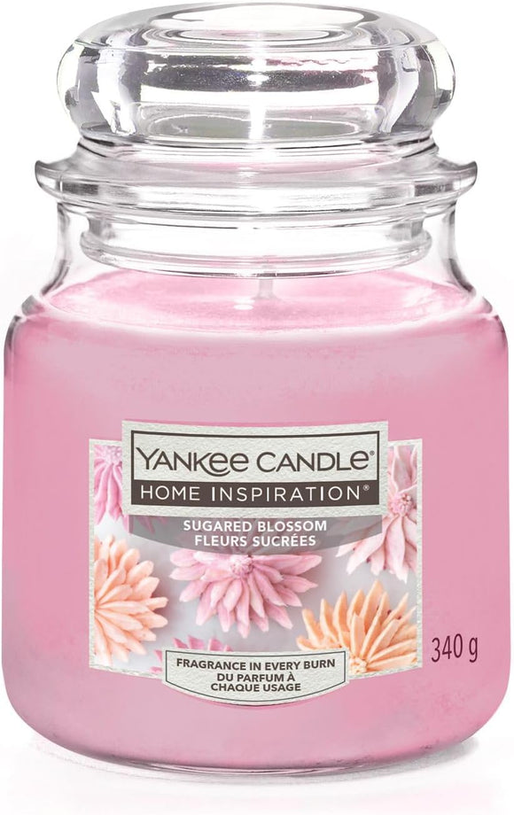  Yankee Candle Home Inspiration Sugared Blossom Medium Jar Candle
