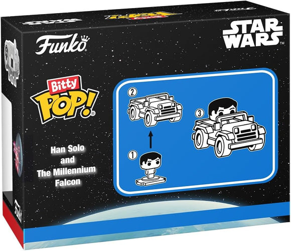 Bitty Pop! Rides Han Solo and The Millennium Falcon