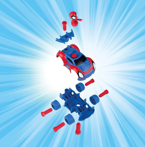 SMOBY Spiderman Tool Box for kids, Fun Build Create