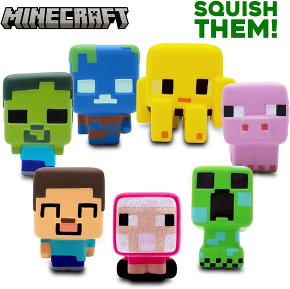 Minecraft SquishMe Series 2 – Official Collectible Squishy Toy