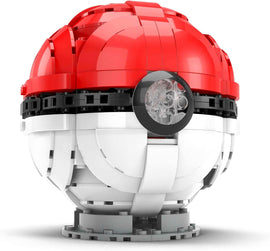 MEGA Pokémon Toy Building Set 5-inch Build Display Jumbo Poké Ball Light Up - 0