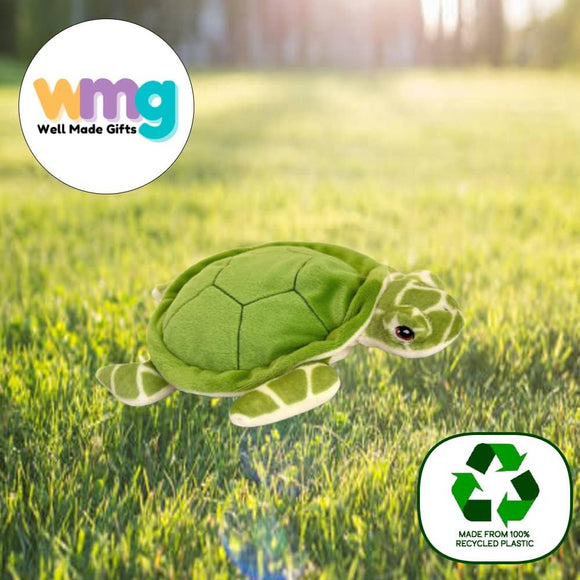 Turtle Plush Toy - 100% Recycled Eco Soft Teddy Keel Keeleco SE61409