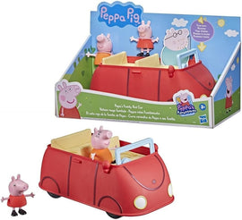 Peppa Pig Peppa’s Adventures Peppa’s Family Red Car Preschool Toy, Speech and Sound Effects, Includes 2 Figures, for Ages 3 and Up