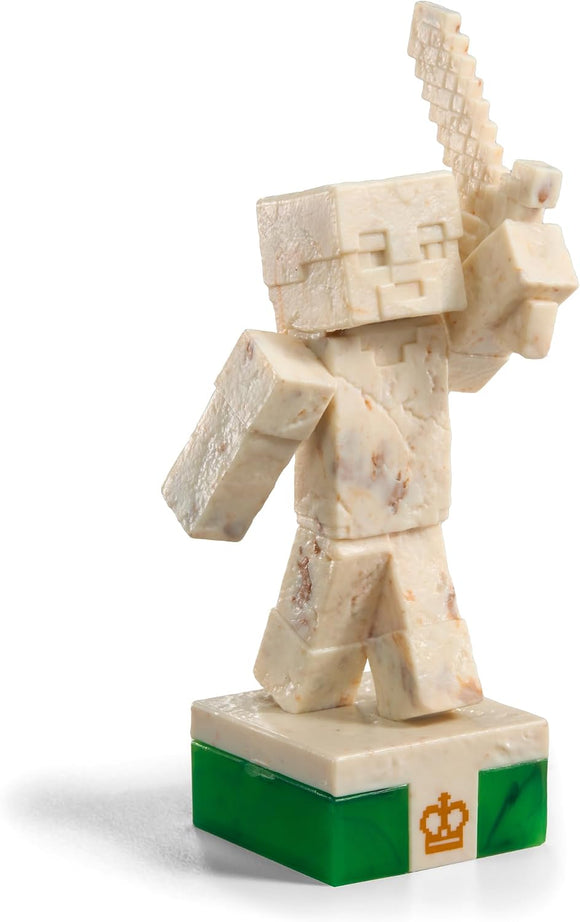  The Noble Collection Minecraft 3D chess board with pixel grass textures
