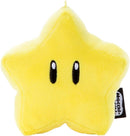 Club Mocchi Mocchi TOMY NINTENDO MARIO KART - Clip' n Plush Yellow Star 10 cm T12951, Super Mario Plush Bag Clip-1