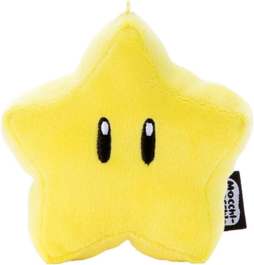 Super Mario Yellow Star 10cm plush clip